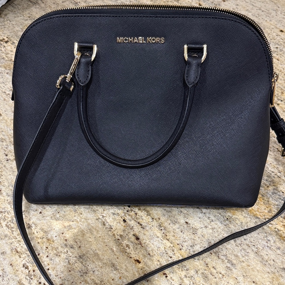 Michael Kors Black Satchel Bag
